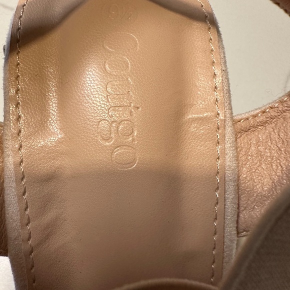 Coutgo Cream Wedge Shoe-Size 9.5 - Picture 7 of 8